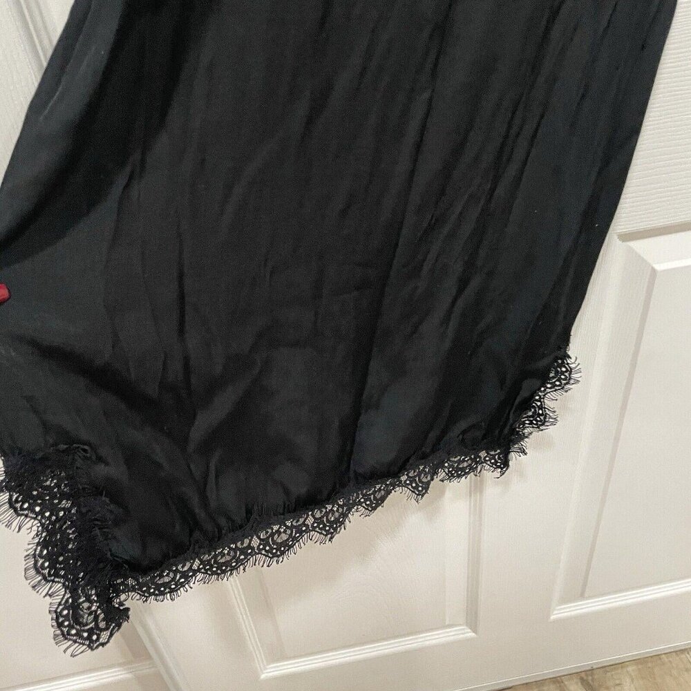 Women’s Lost In Lunar‎ Black Slip Dress Lace Size Xsmall Xs - Picture 4 of 10